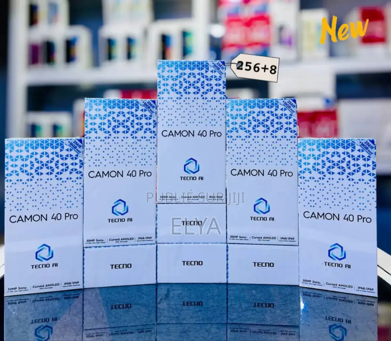 New Tecno Camon 40 256 GB Bleu