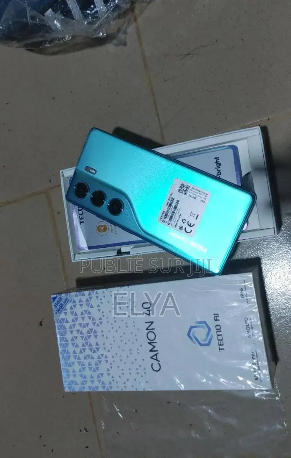 New Tecno Camon 40 256 GB Bleu