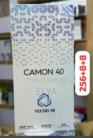 New Tecno Camon 40 256 GB Bleu