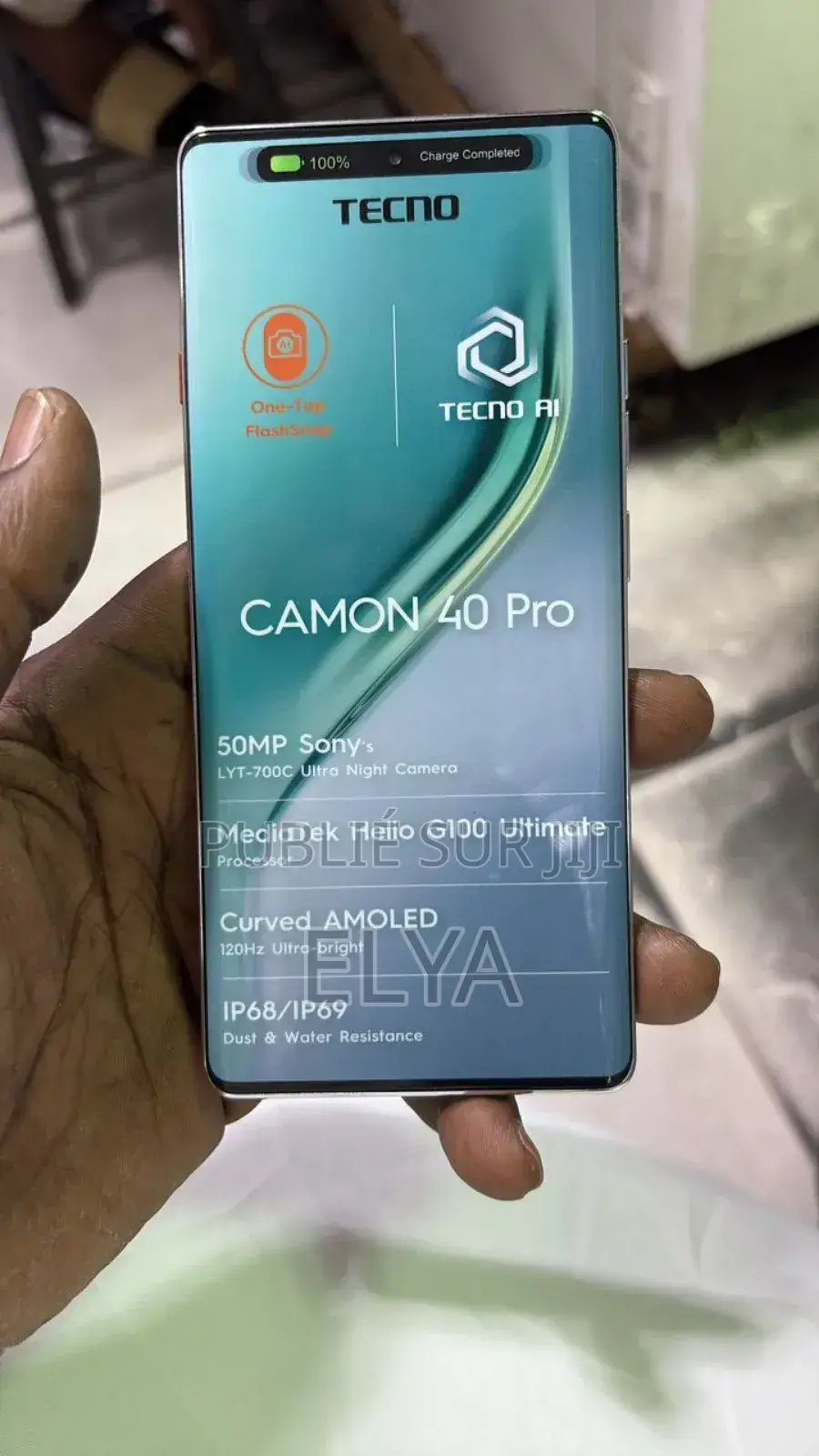 New Tecno Camon 40 Pro 256 GB Bleu