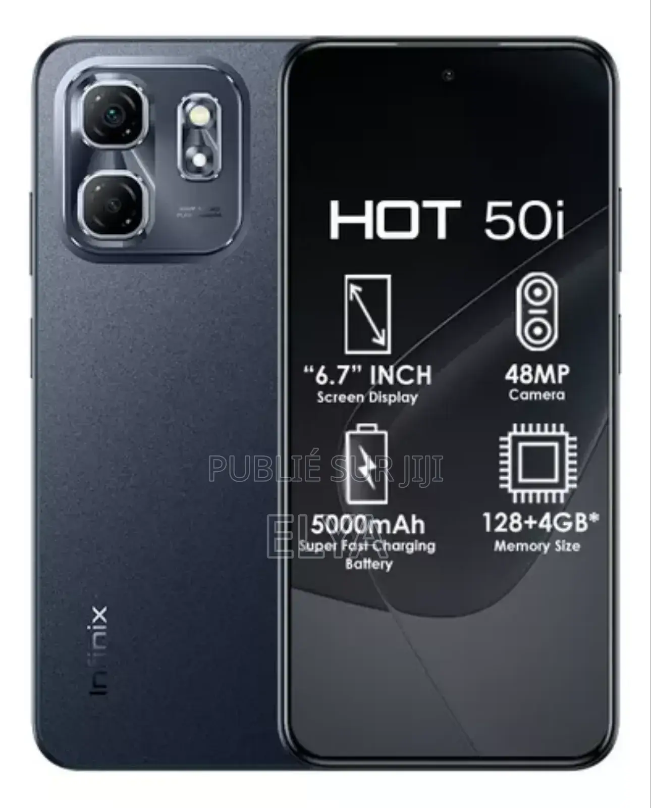 New Infinix Hot 50i 128 GB Noir