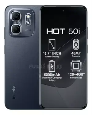 New Infinix Hot 50i 128 GB Noir