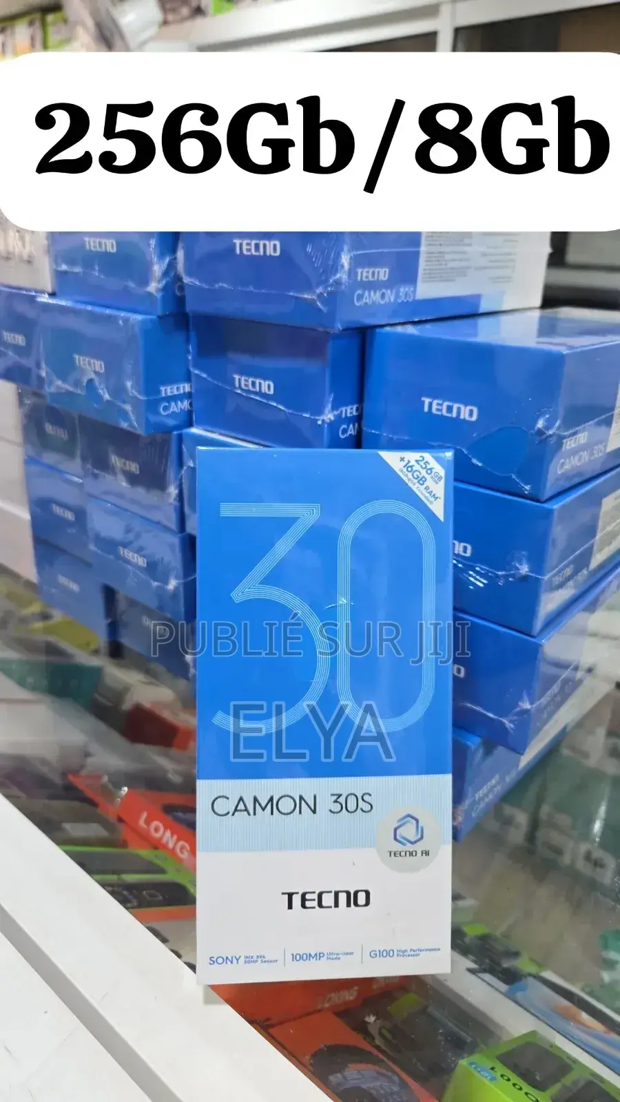 New Tecno Camon 30S 256 GB Noir
