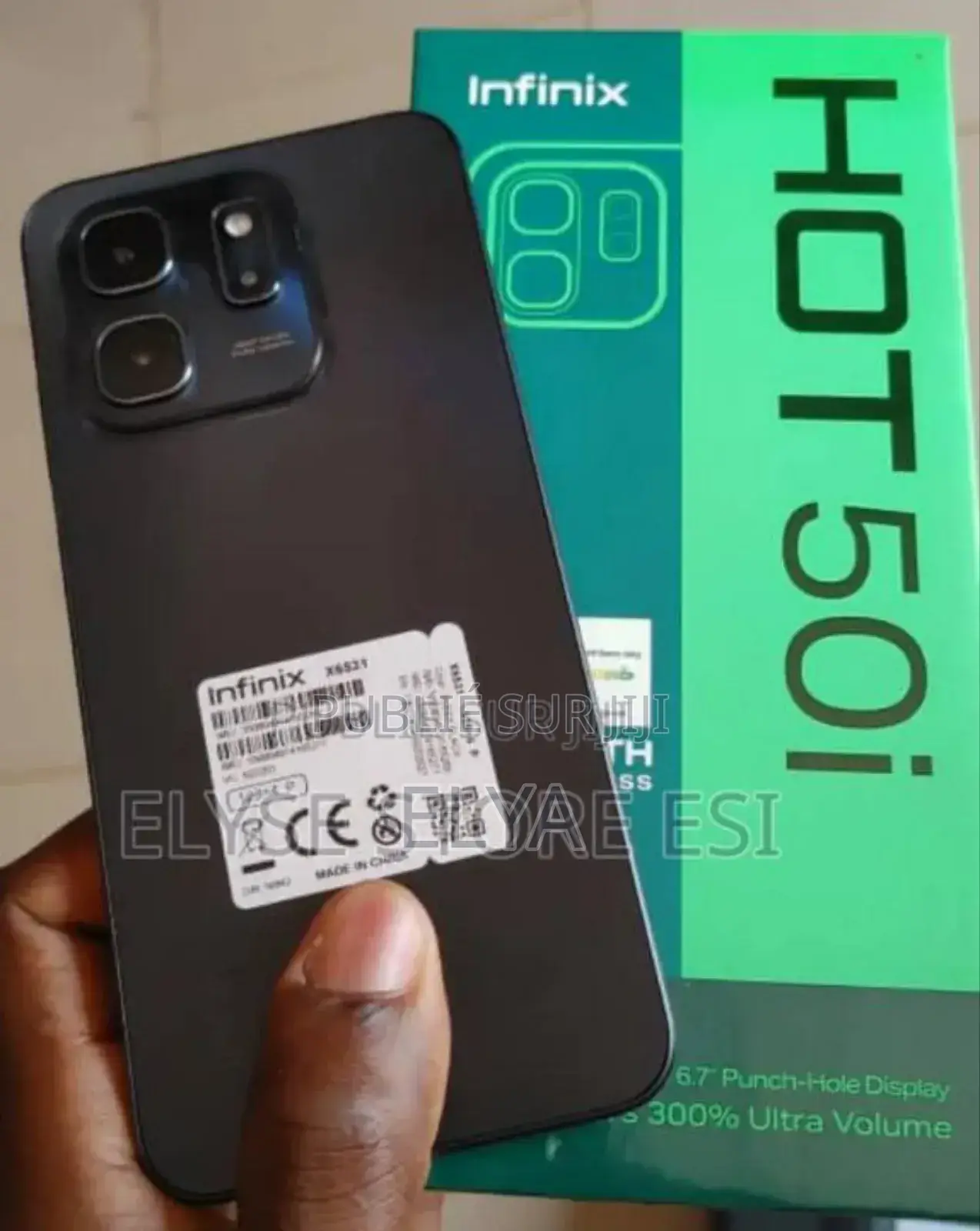 New Infinix Hot 50i 128 GB Noir
