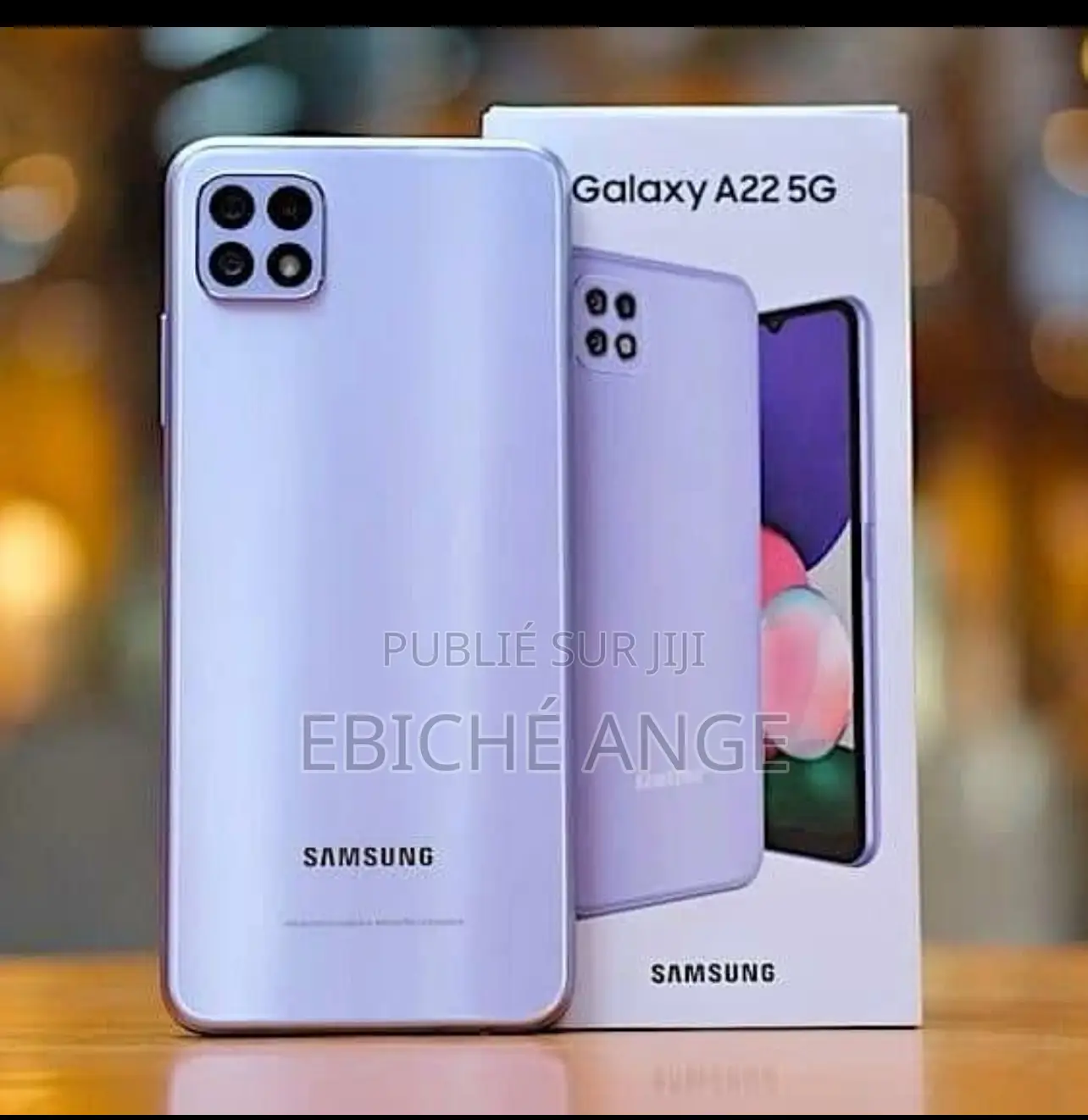 New Samsung Galaxy A22 128 GB Violet