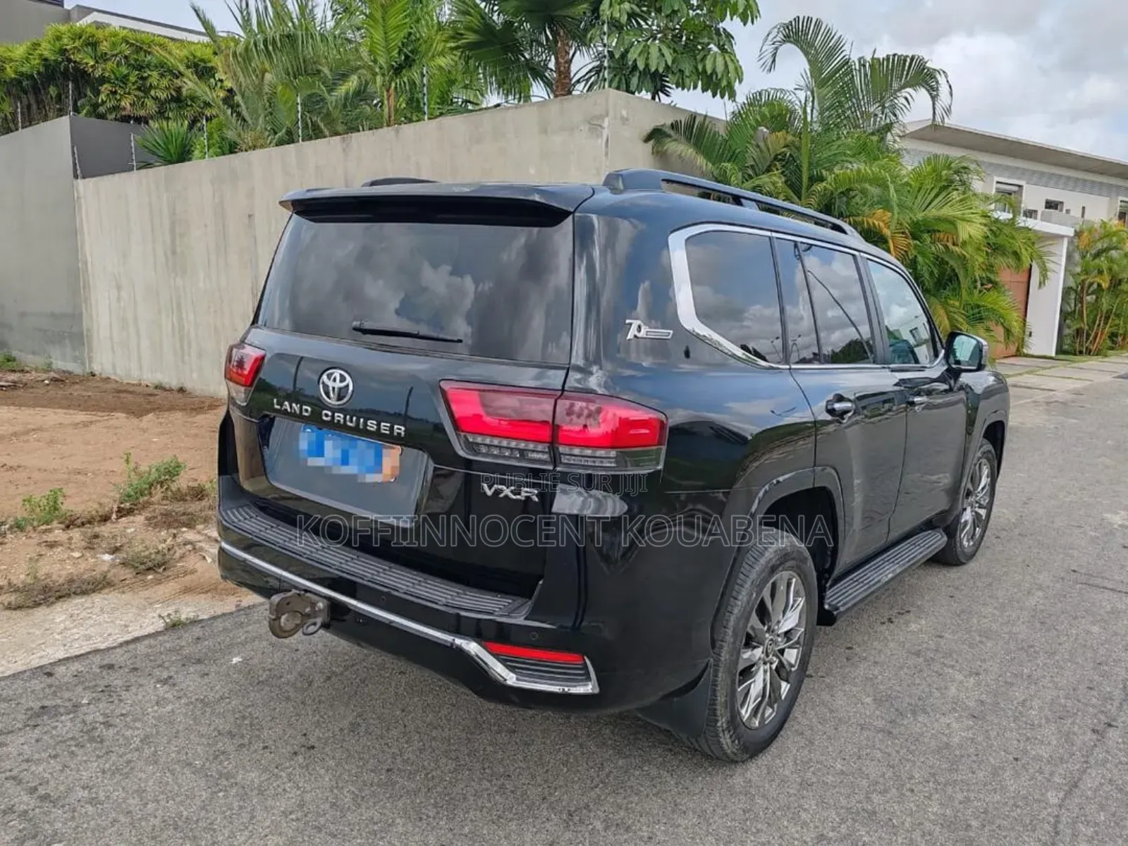 Toyota Land Cruiser 3.5 V6 2022 Noir