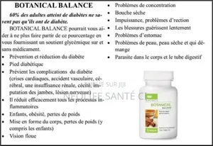 Botanical Balance ( Produit Pour Diabète, Etc )