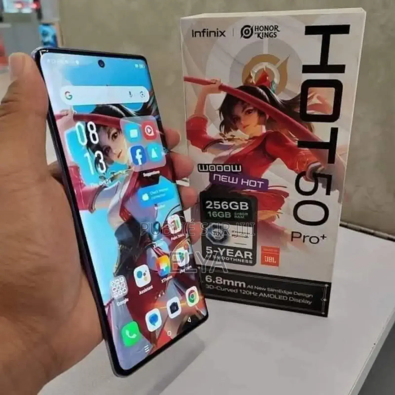New Infinix Hot 50 Pro+ 4G 128 GB Noir