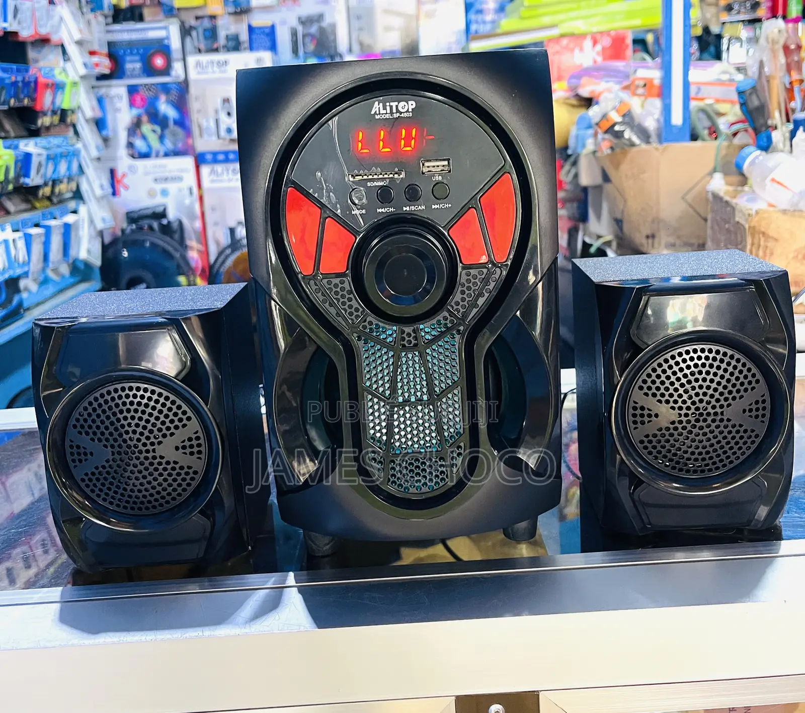 Mini-Chaîne Hi-Fi Haut-Parleur- Bluetooth - Mp3 - Radio Fm