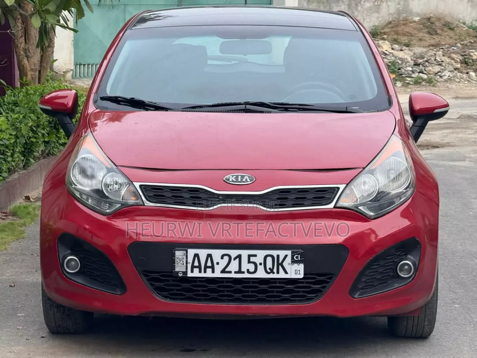Kia Rio EX 4dr Sedan (1.6L 4cyl 6A) 2012 Rouge