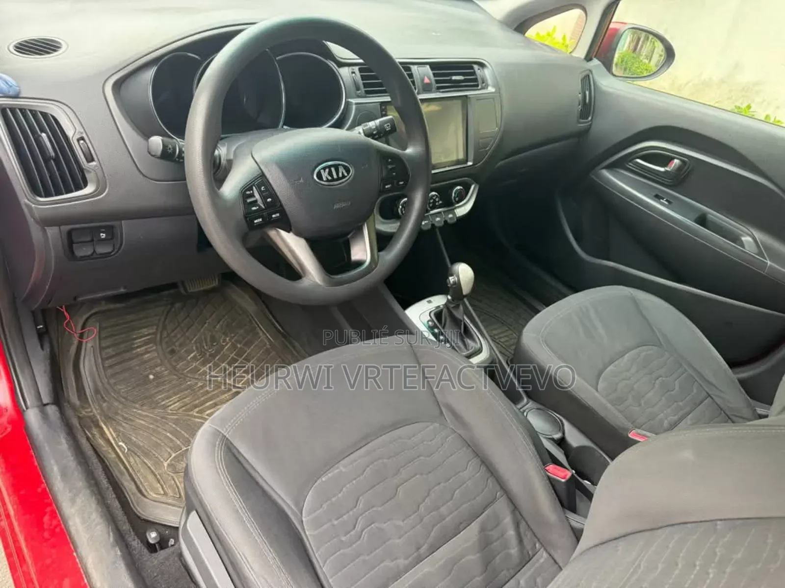 Kia Rio EX 4dr Sedan (1.6L 4cyl 6A) 2012 Rouge