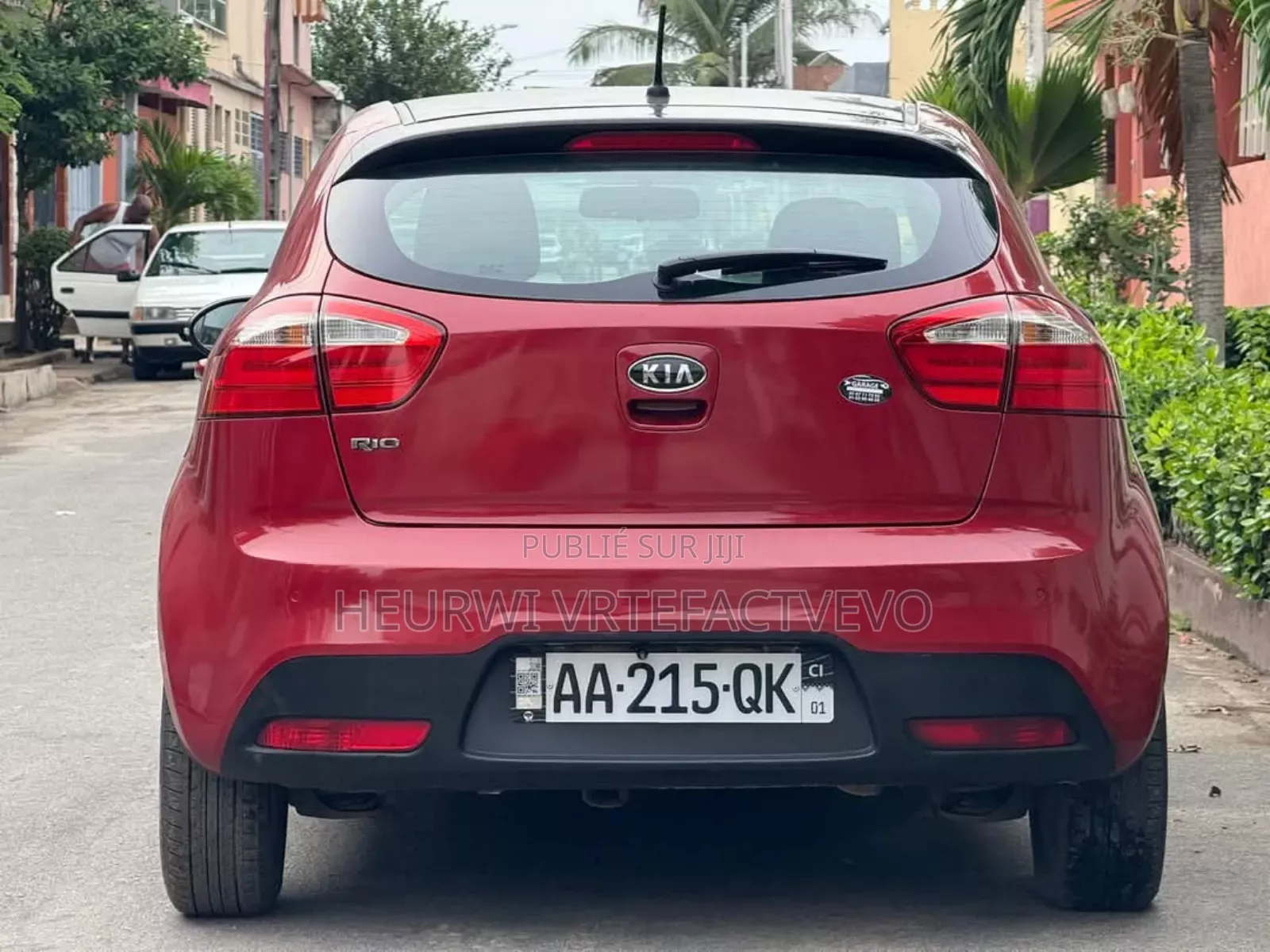 Kia Rio EX 4dr Sedan (1.6L 4cyl 6A) 2012 Rouge