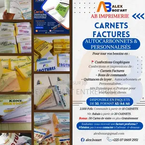 Photo - Carnets Autocarbonets Et Personnalisés
