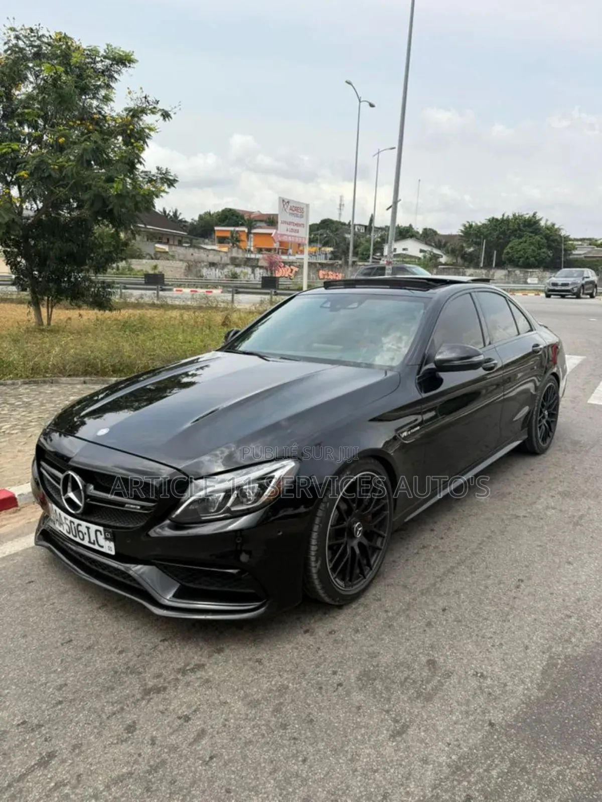 Mercedes-Benz C63 Base RWD Cabriolet (4.0L V8 7A) 2018 Noir