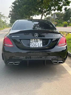 Mercedes-Benz C63 Base RWD Cabriolet (4.0L V8 7A) 2018 Noir