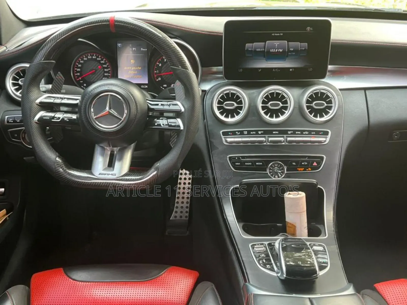 Mercedes-Benz C63 Base RWD Cabriolet (4.0L V8 7A) 2018 Noir