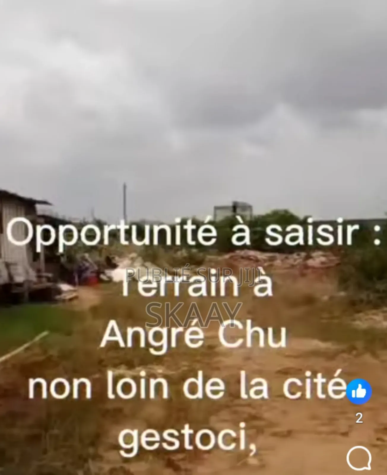 Vente Terrain Très Bien Situé À Angré Chu