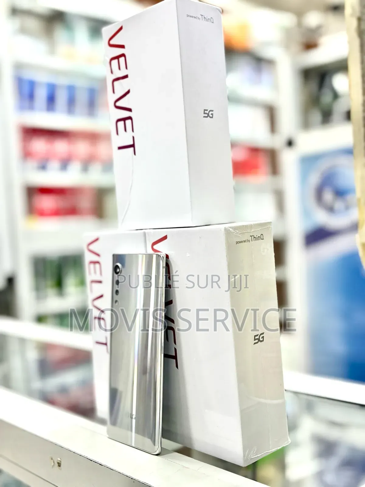 New LG Velvet 5G 128 GB Gris