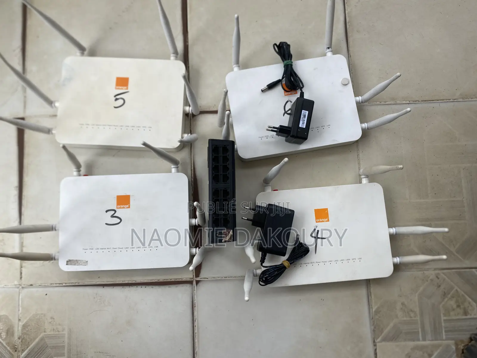 Box Wi-Fi Orange 6 Antennes Idéal Pour Wi-Fi Zone