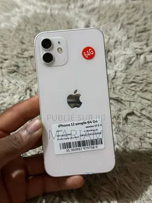New Apple iPhone 12 64 GB Blanc