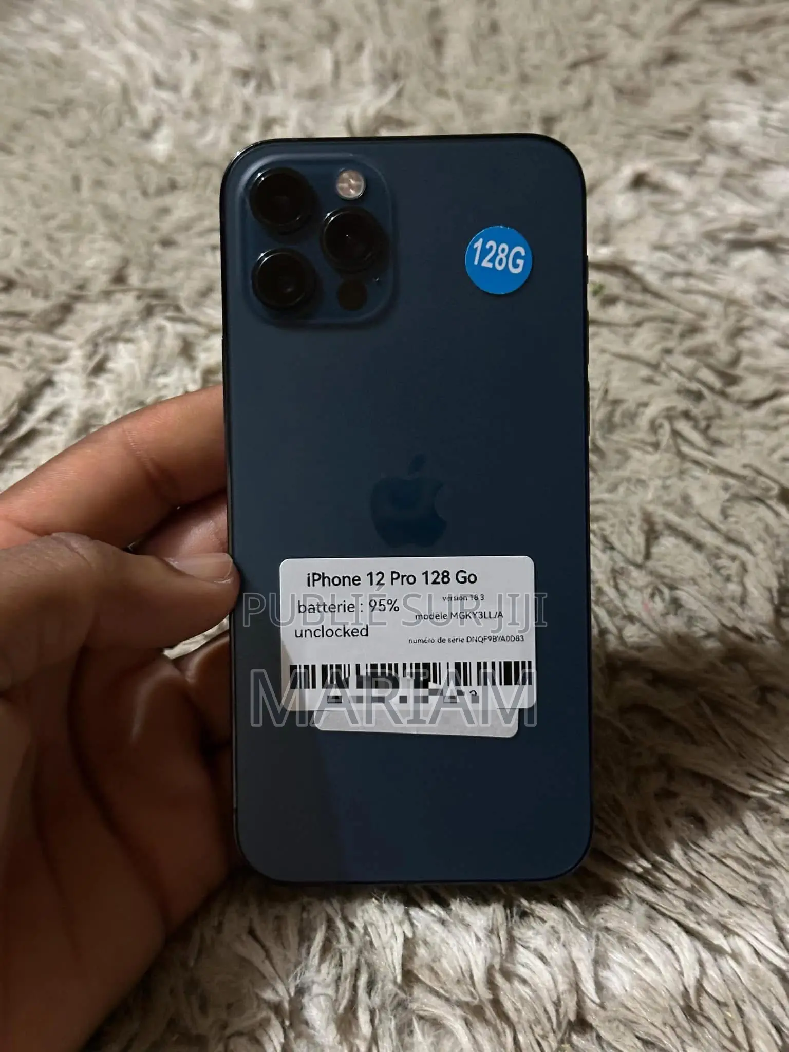New Apple iPhone 12 Pro 128 GB Bleu