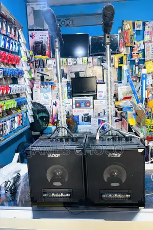 Photo - Enceinte Karaoké 2 Micros -