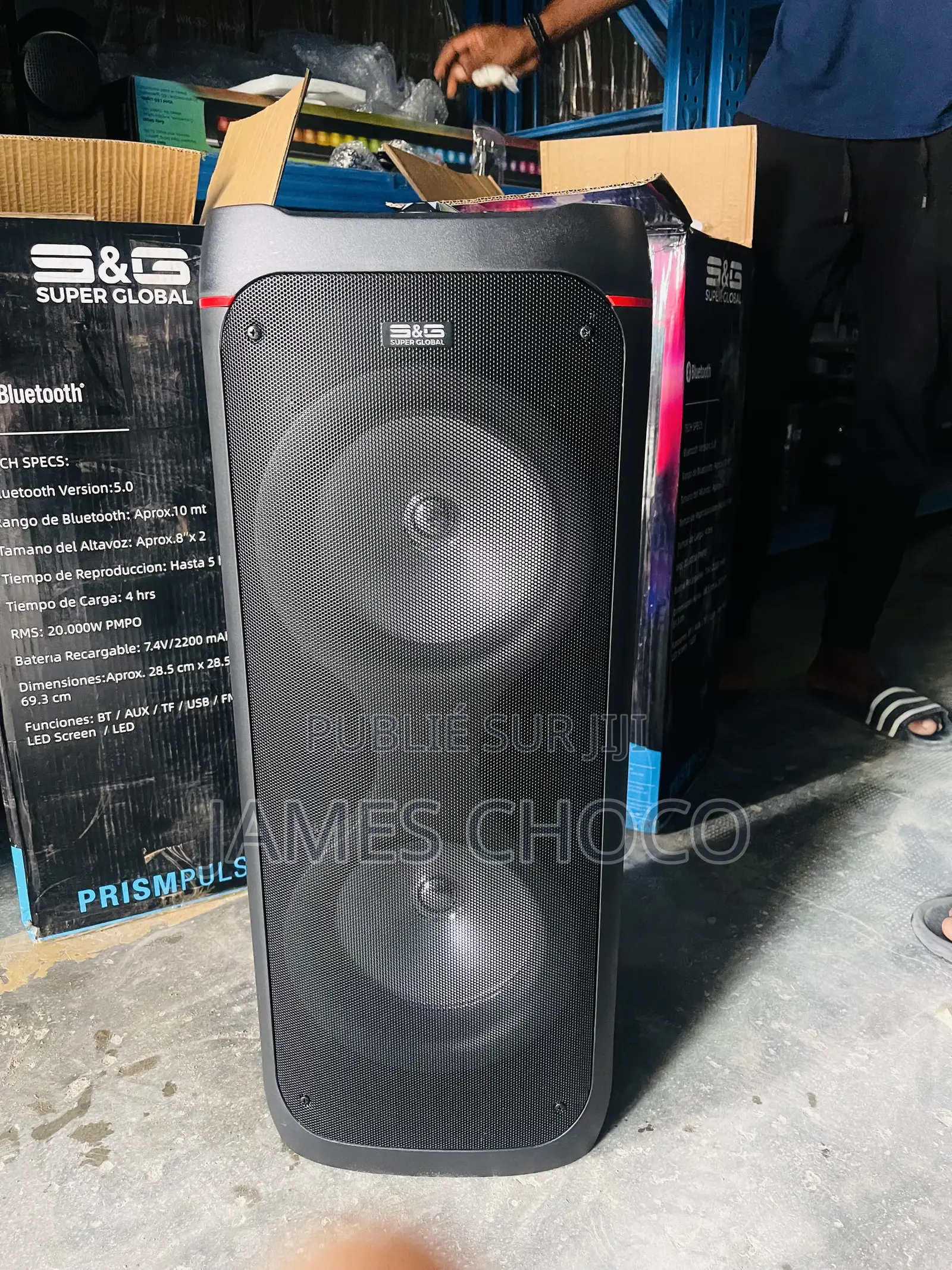 Baffle Enceinte Bluetooth Original Super Power S G 1micros+