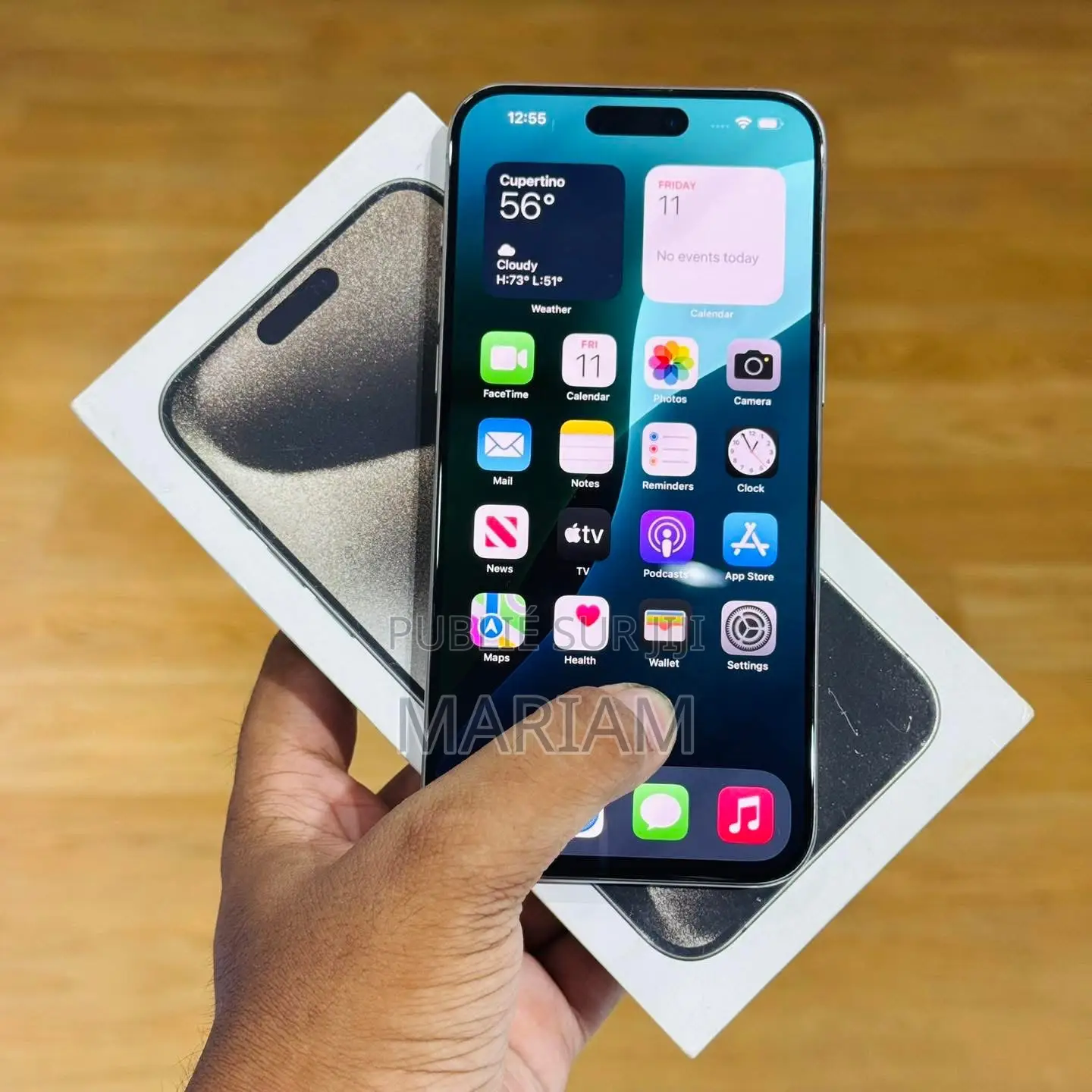 New Apple iPhone 15 Pro Max 256 GB Blanc