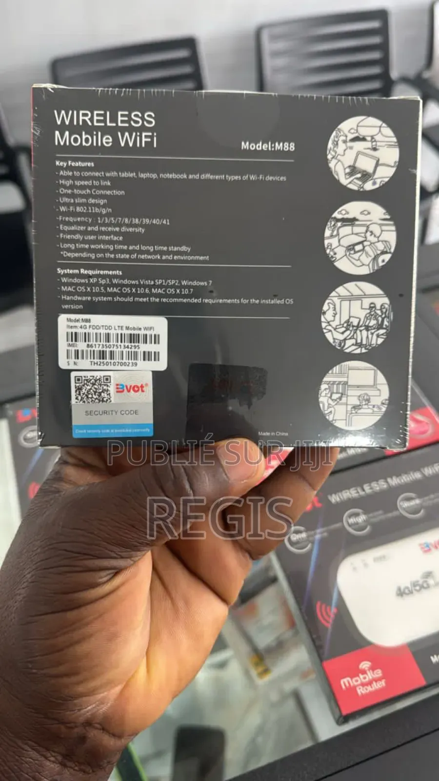 Wifi Pocket Bvot M88 Universel 4g/5g Sceller