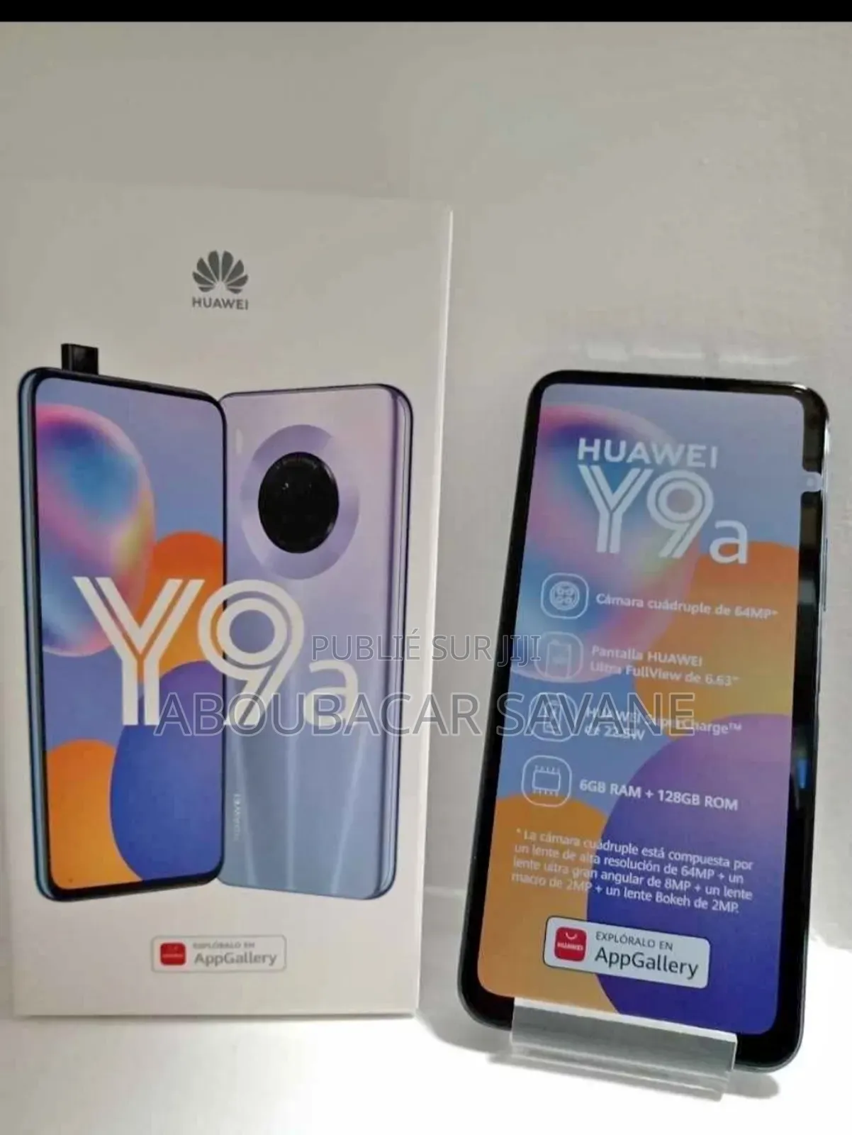 New Huawei Y9a 128 GB Bleu