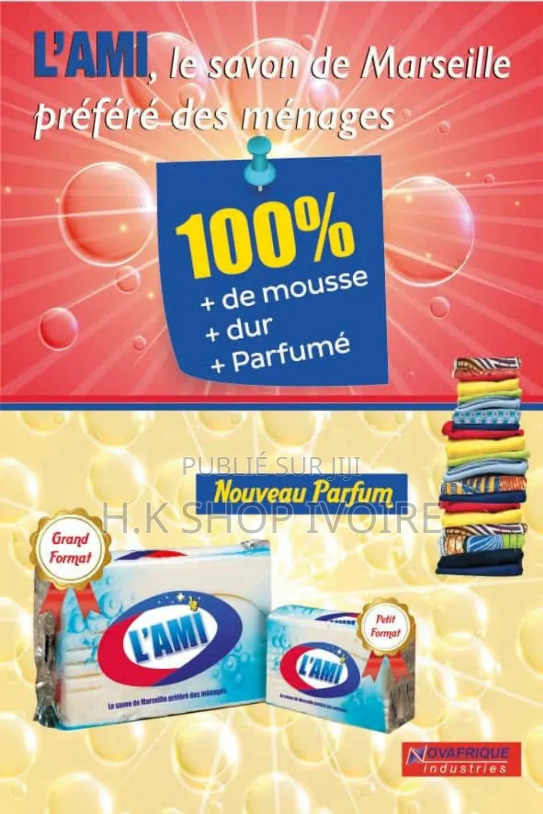 Savons l'Ami Vente en Détail, Demi-Gros Et Gros