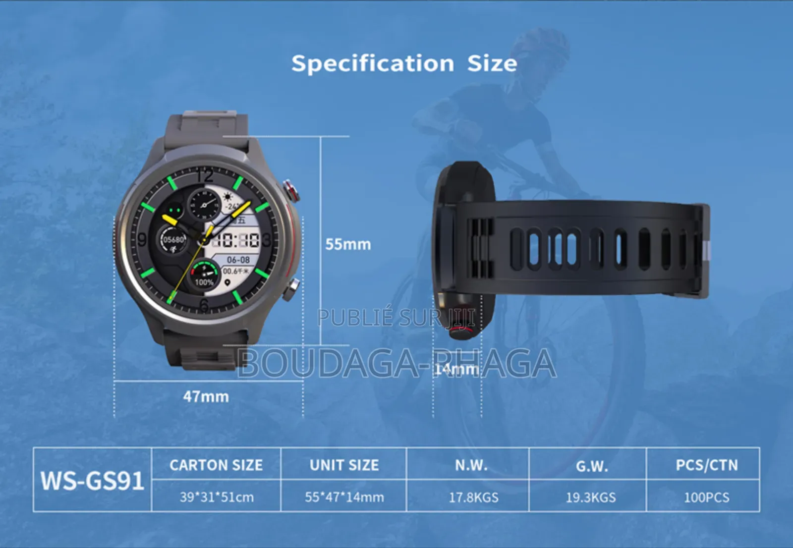 Montre Connectée Wster Ws-Gs91