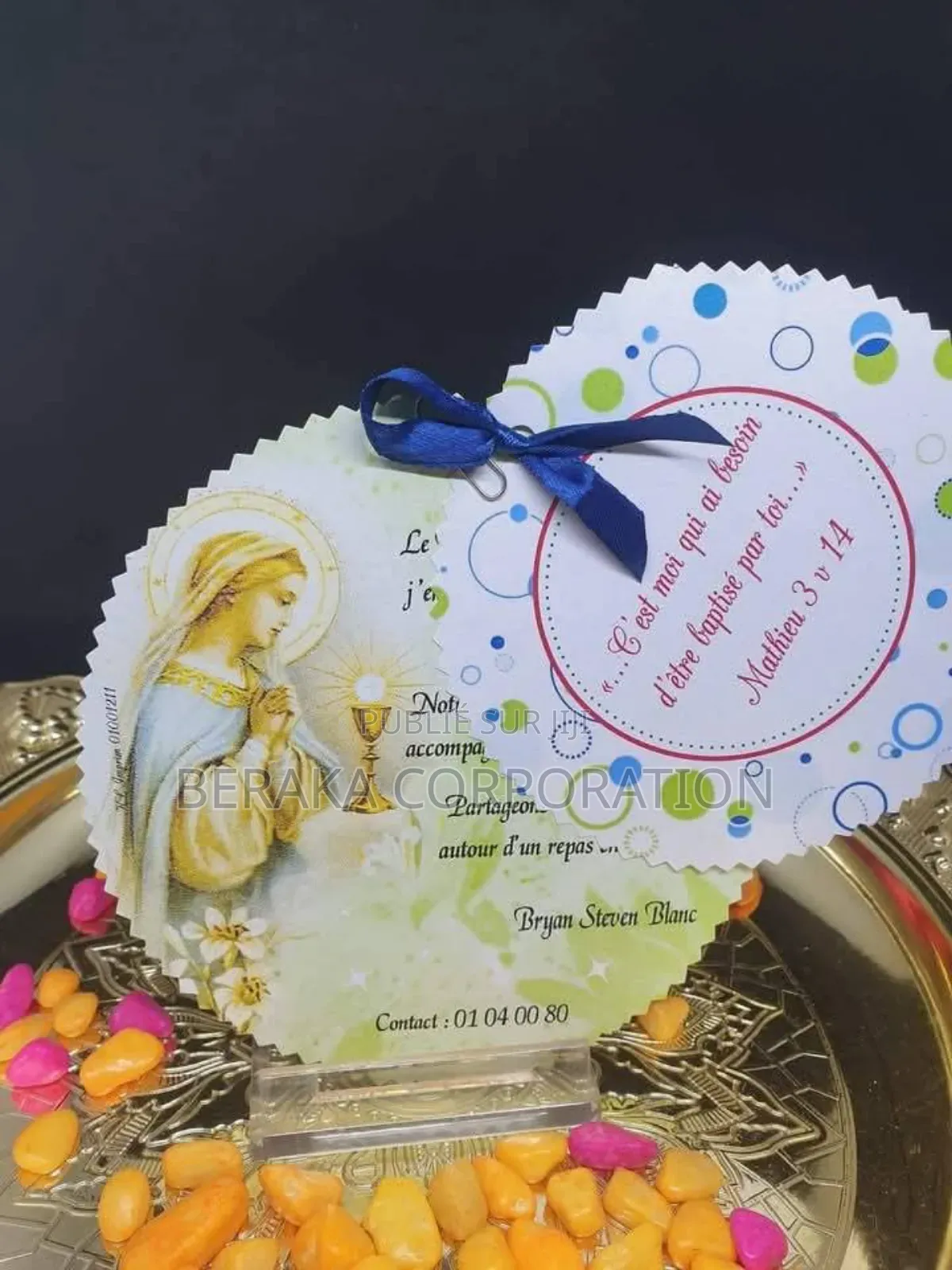 Artes d'Invitation Mariage - Anniversaire - Baptême - Dote