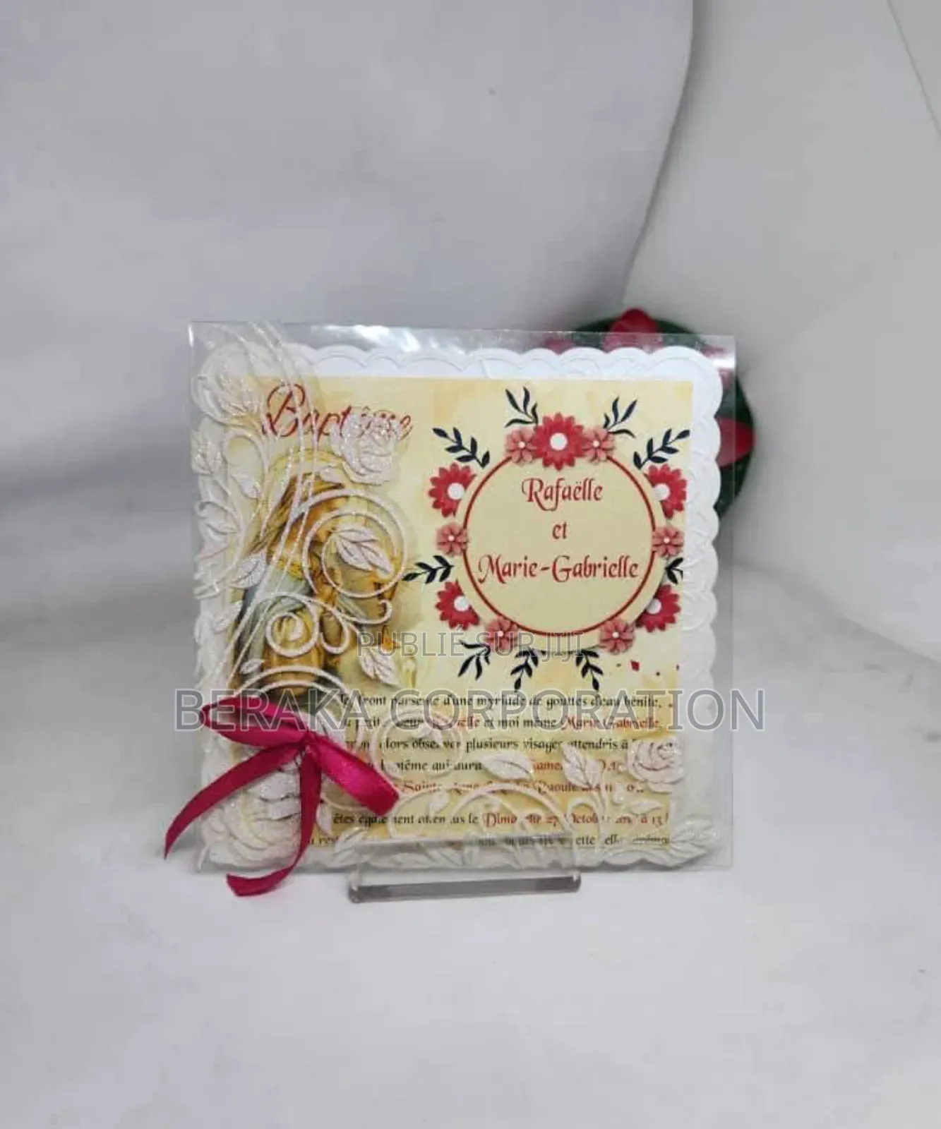 Artes d'Invitation Mariage - Anniversaire - Baptême - Dote