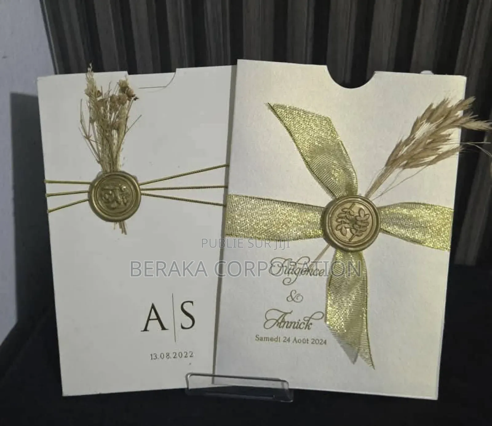 Artes d'Invitation Mariage - Anniversaire - Baptême - Dote