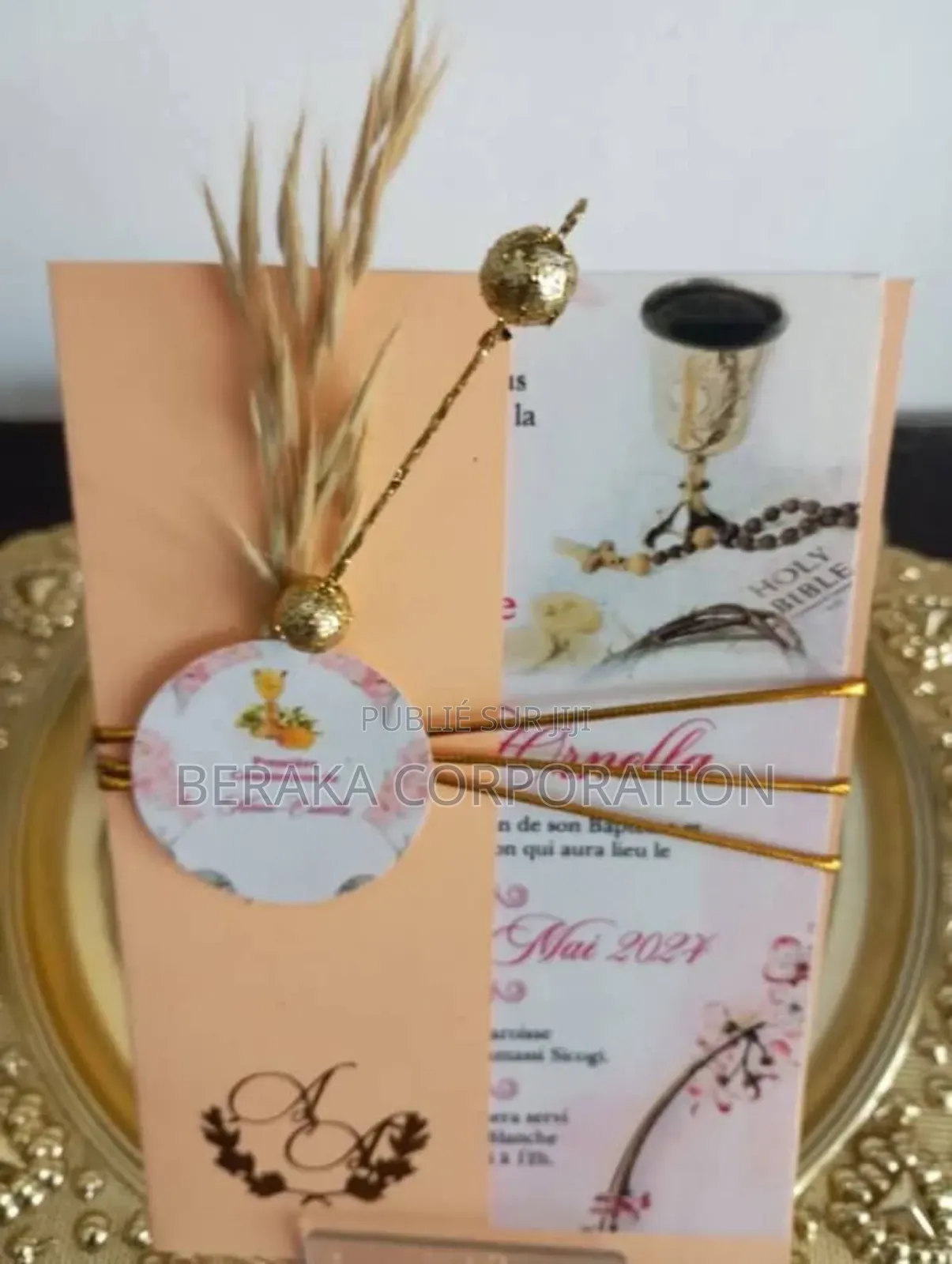 Artes d'Invitation Mariage - Anniversaire - Baptême - Dote