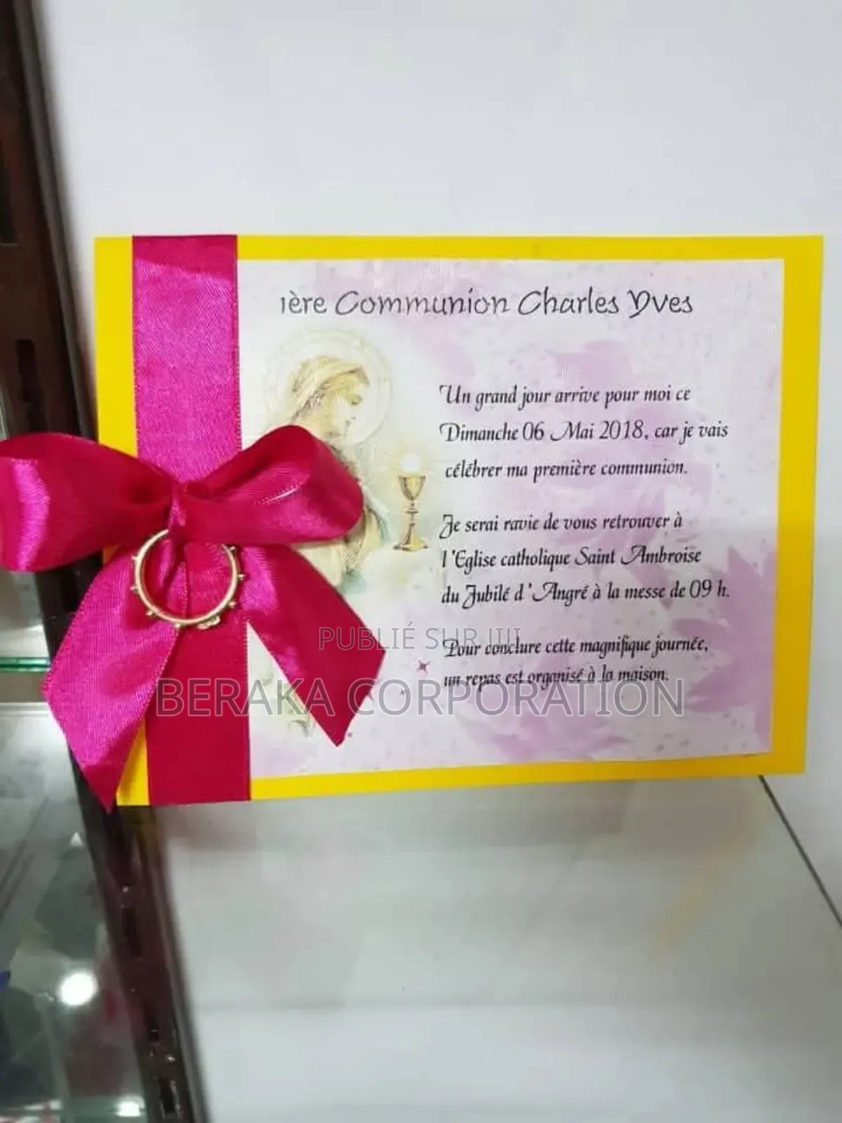 Artes d'Invitation Mariage - Anniversaire - Baptême - Dote