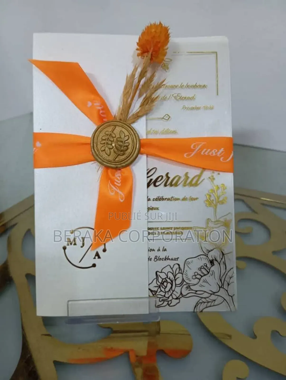Artes d'Invitation Mariage - Anniversaire - Baptême - Dote