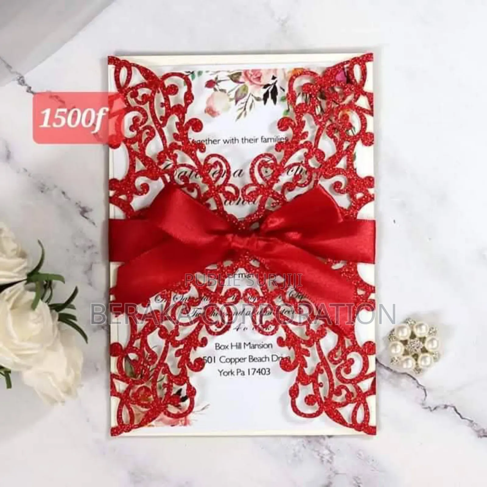 Artes d'Invitation Mariage - Anniversaire - Baptême - Dote