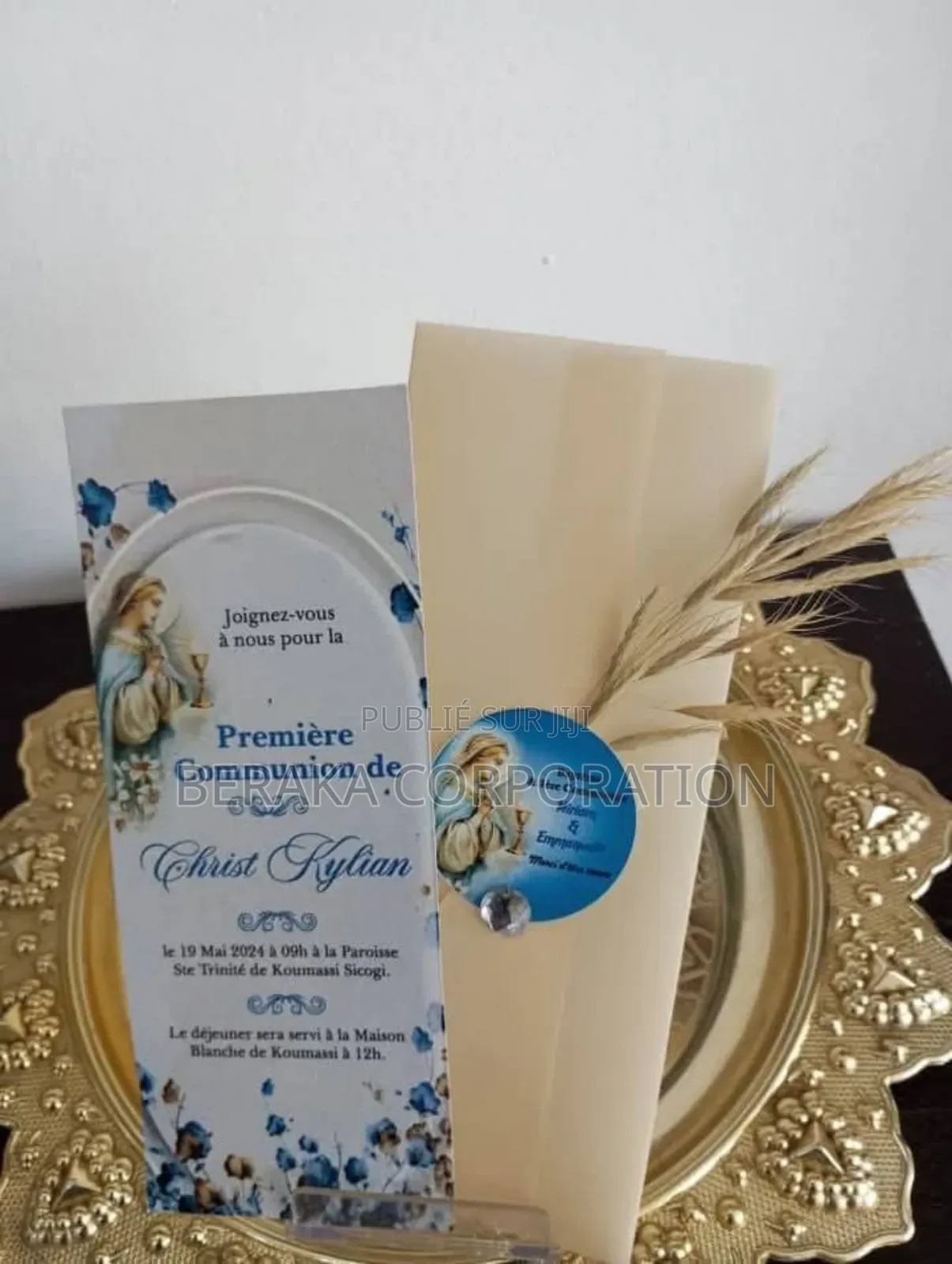 Artes d'Invitation Mariage - Anniversaire - Baptême - Dote