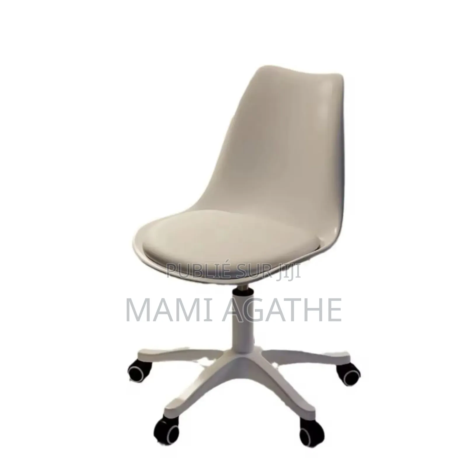 Chaise Tulipe À Roulette