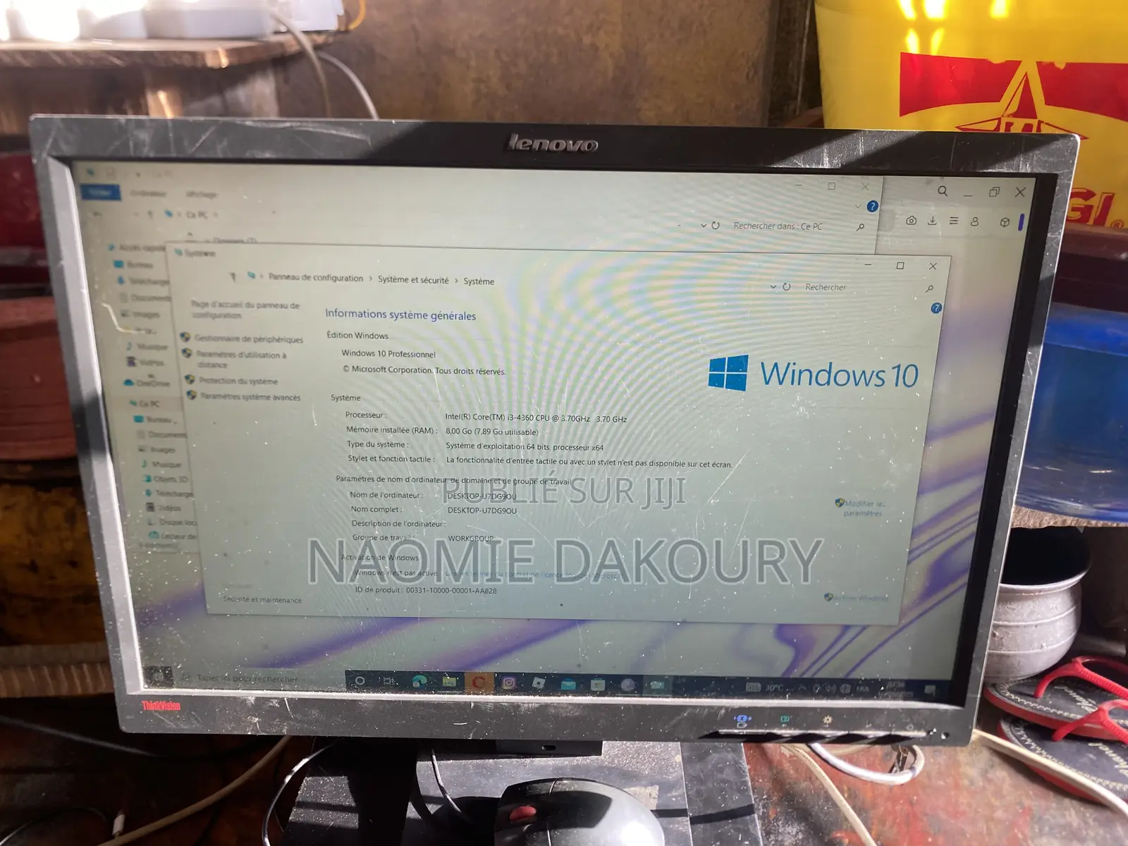 Ordinateur De Bureau HP 290 G4 All-in-One 8GB Autre HDD 500GB