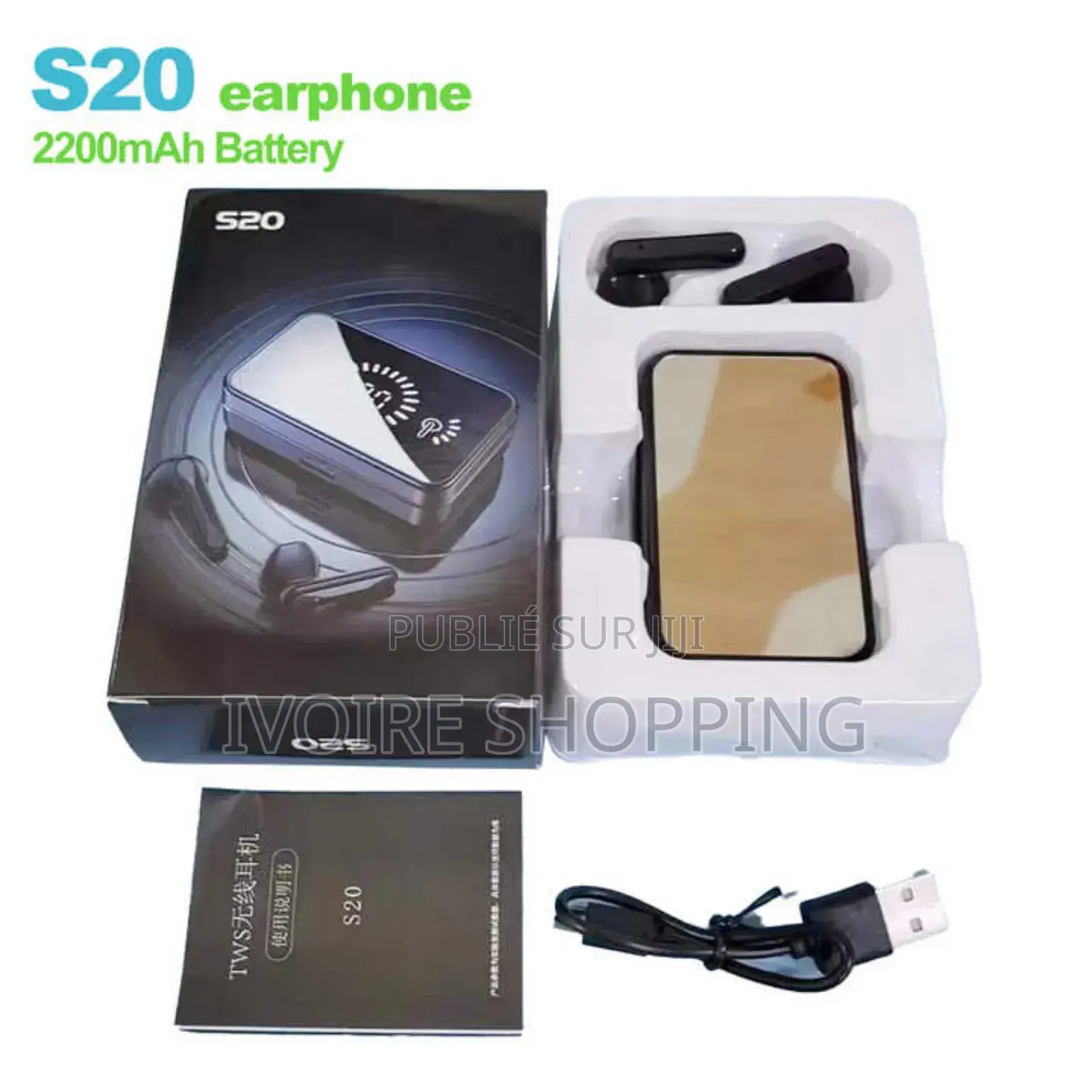 Écouteurs S20 TWS – Qualité, Style Et