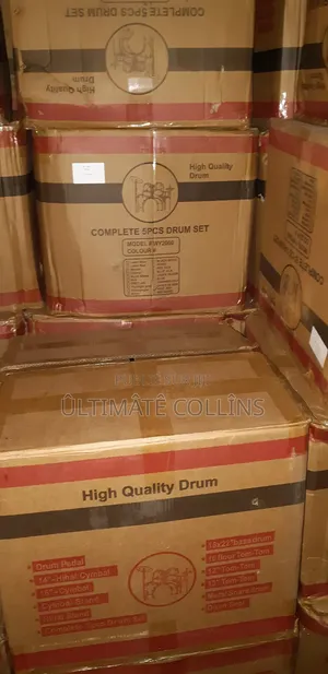 Original Batterie Tama Complète Rouge-Noir