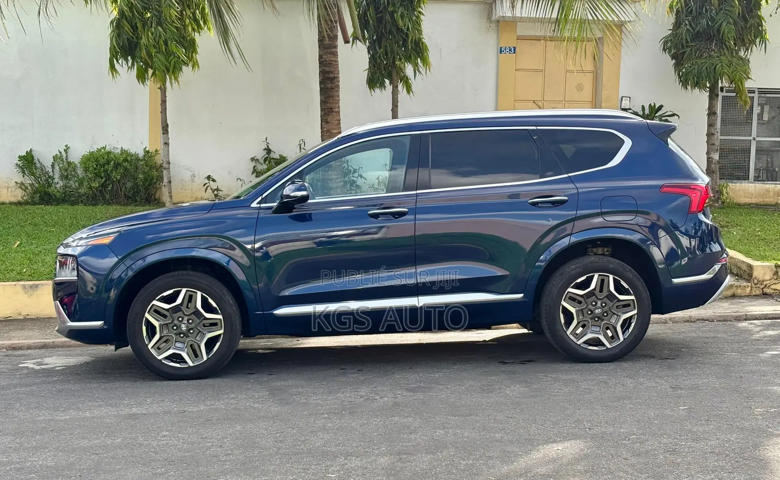 Hyundai Santa Fe Calligraphy 2021 Bleu