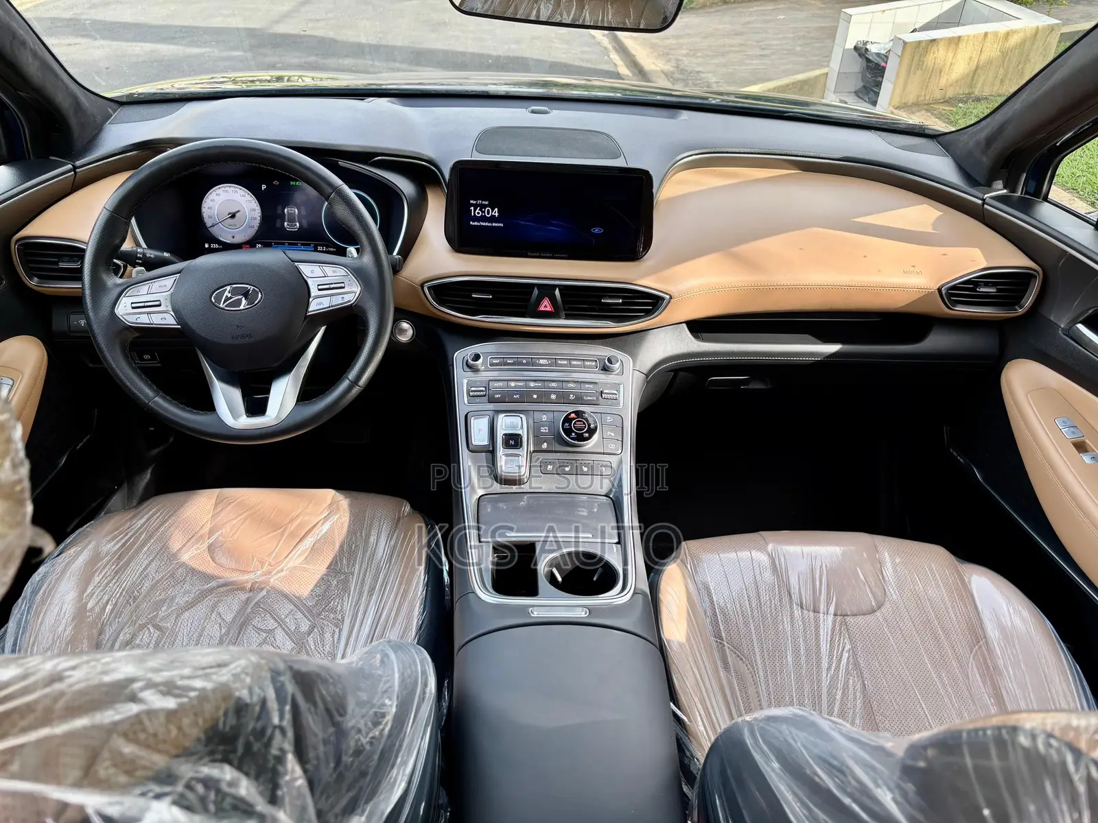 Hyundai Santa Fe Calligraphy 2021 Bleu