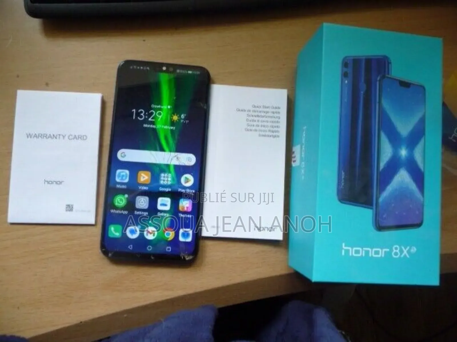 New Huawei Honor 8x 128 GB Blue