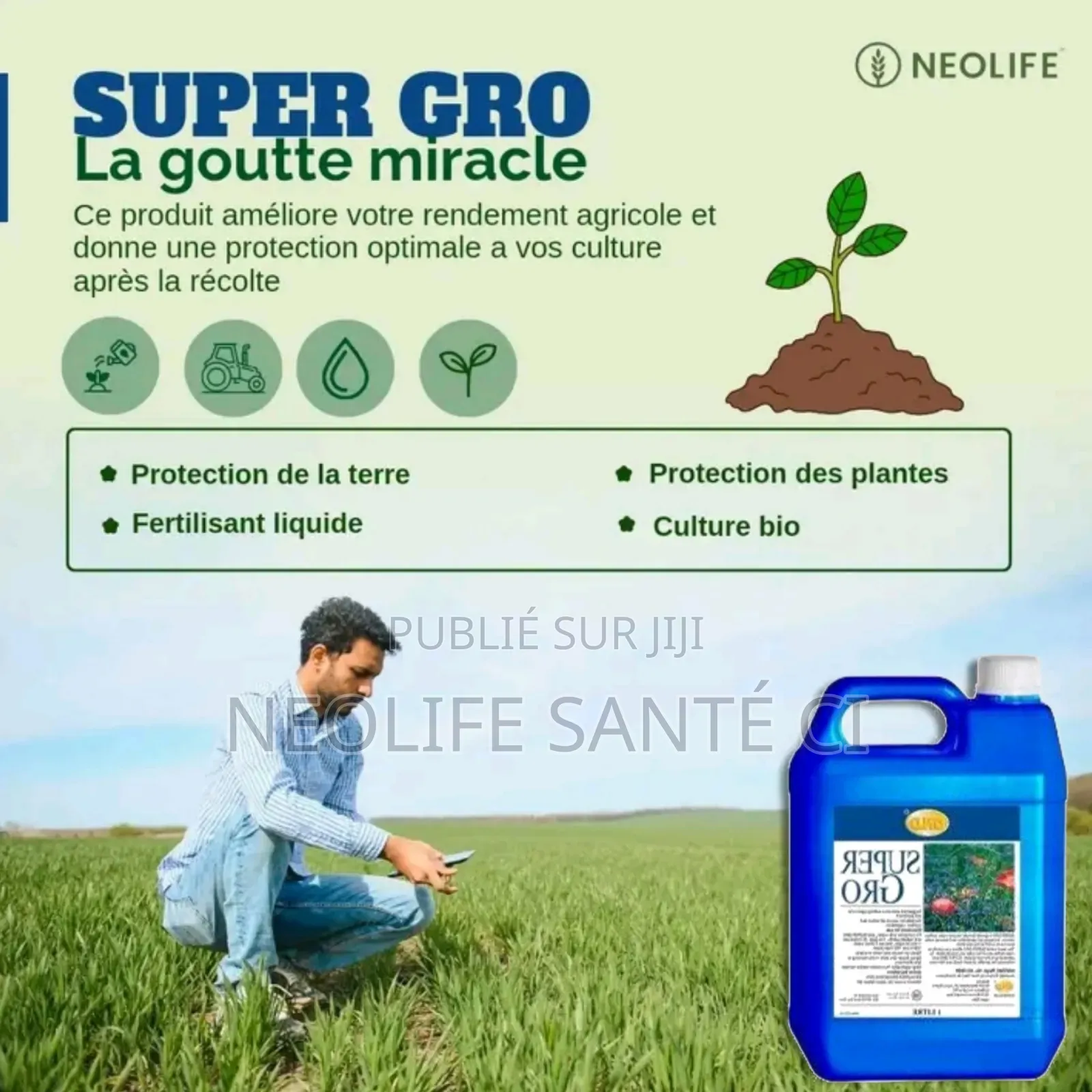 Engrais Super Gro ( Original 100% Bio 5l)