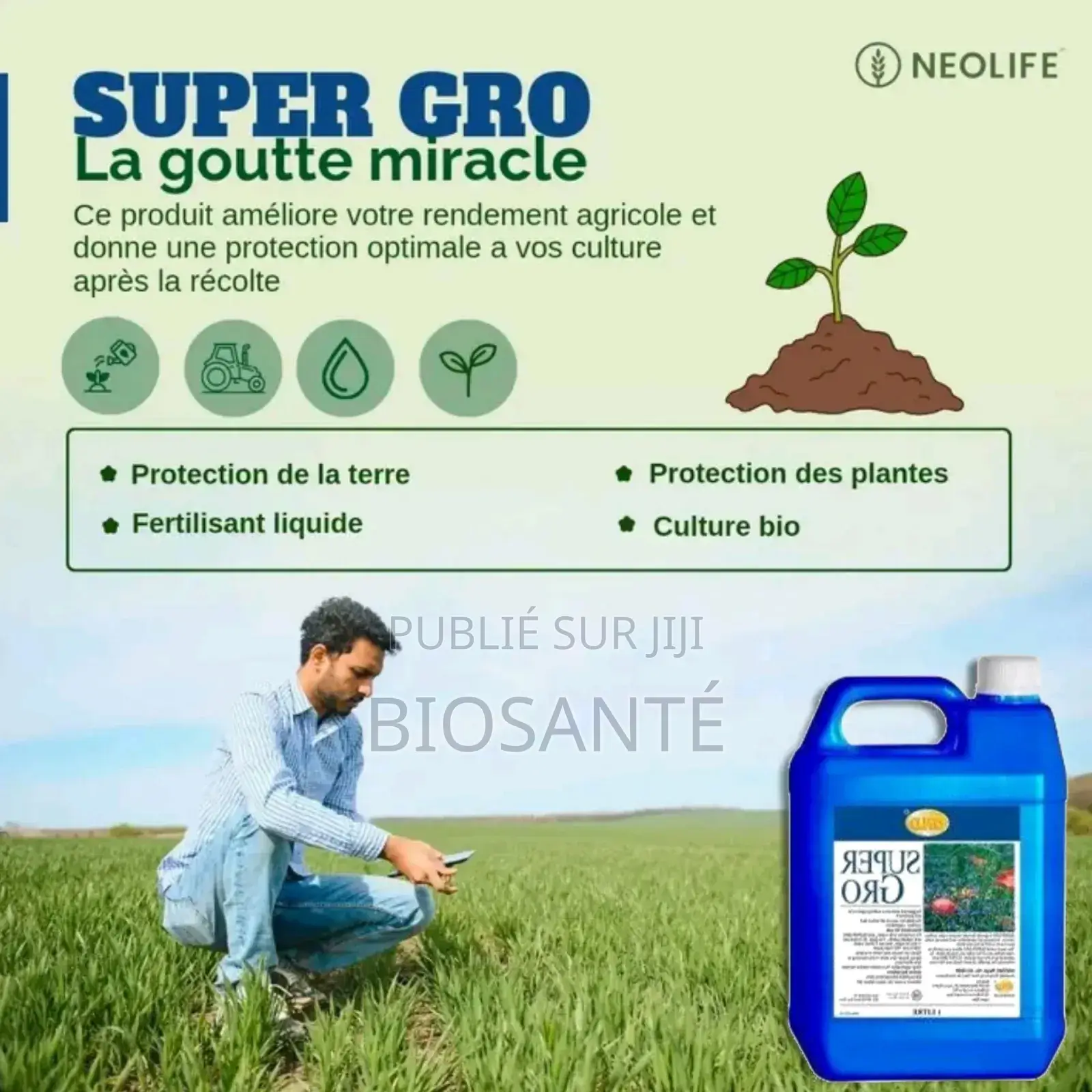Engrais Super Gro ( Original 100% Bio 5l)