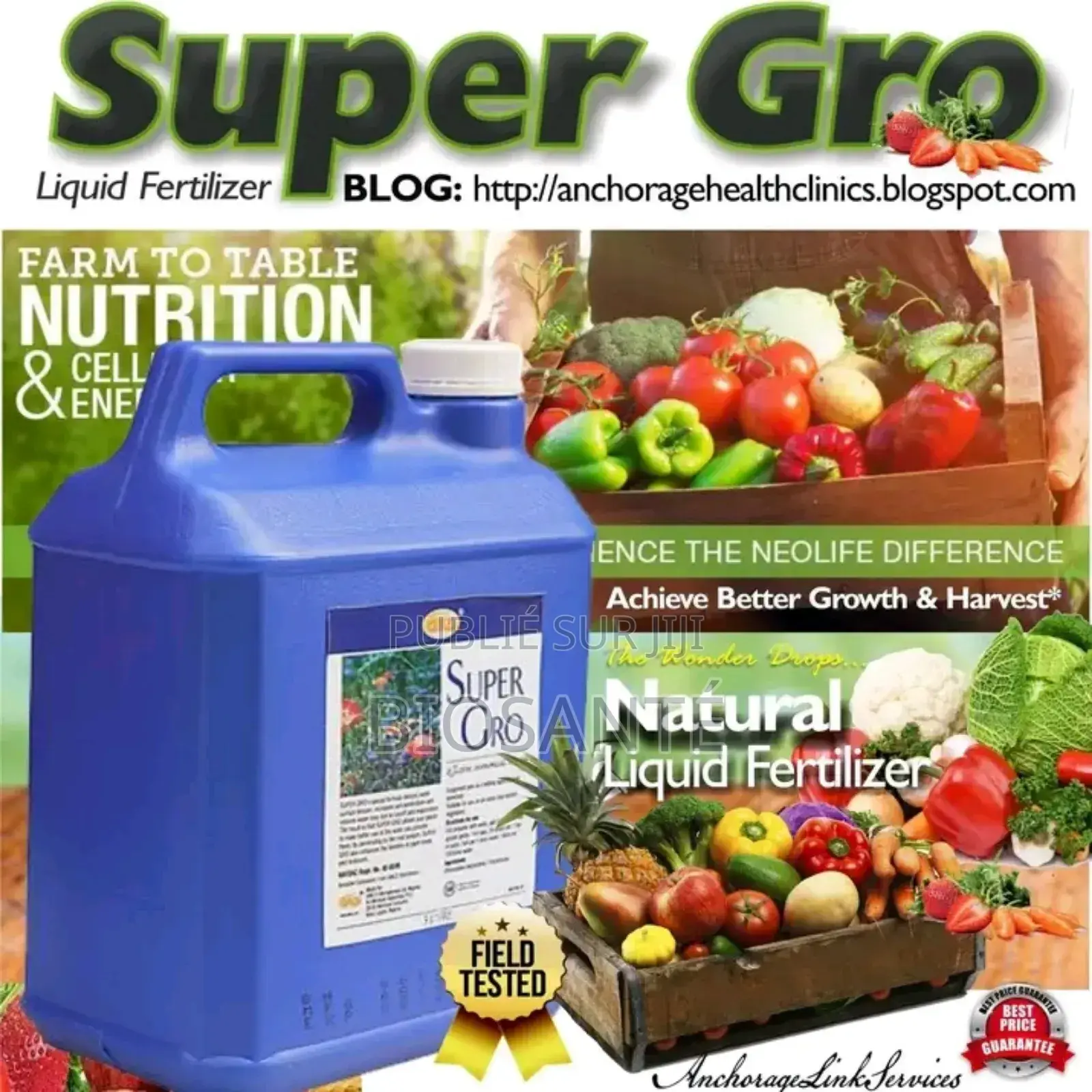 Engrais Super Gro ( Original 100% Bio 5l)